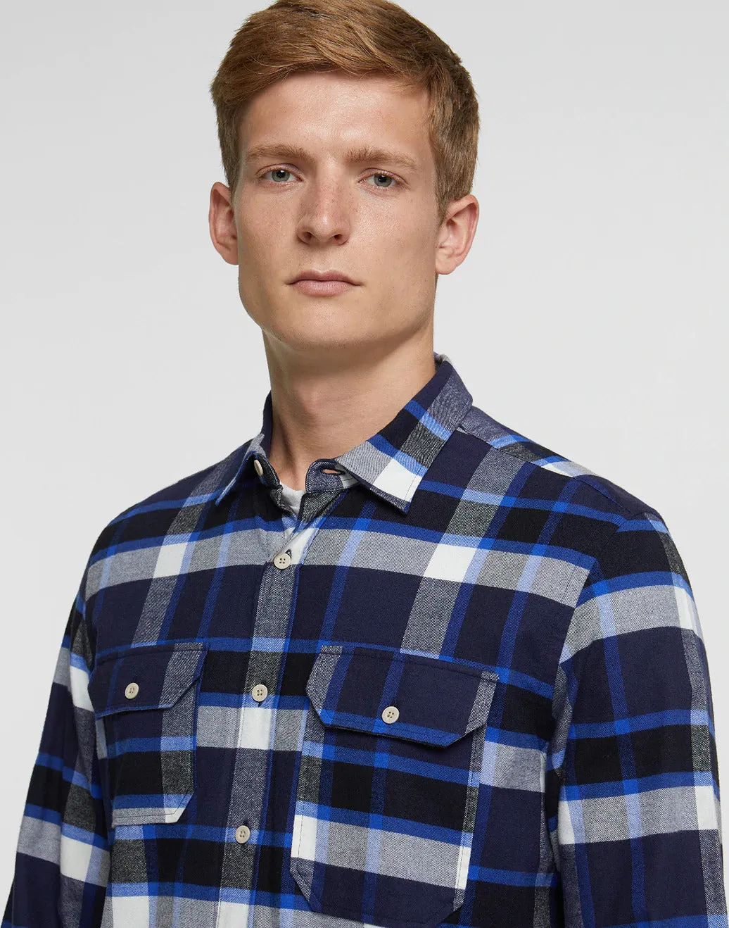 100% Cotton Hunting Flannel Shirt - Men's|-|Chemise en flannel 100% coton Hunting - Homme