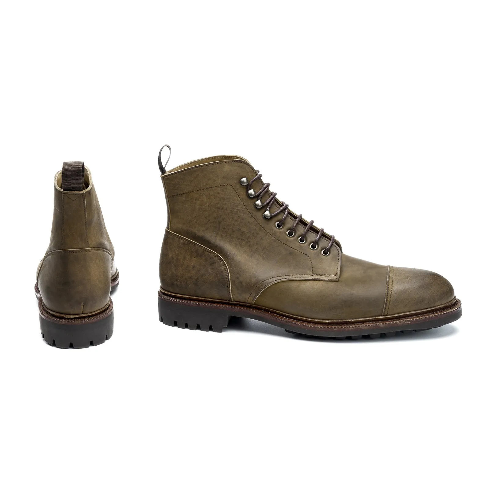 116210 - CAPER GREEN WAXY SHELL CORDOVAN - E (ULTRAFLEX SYSTEM)