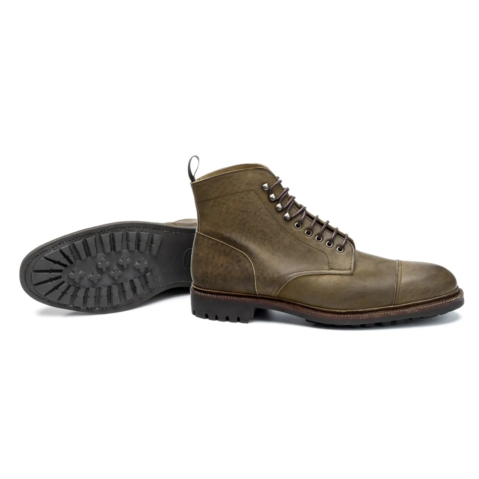 116210 - CAPER GREEN WAXY SHELL CORDOVAN - E (ULTRAFLEX SYSTEM)