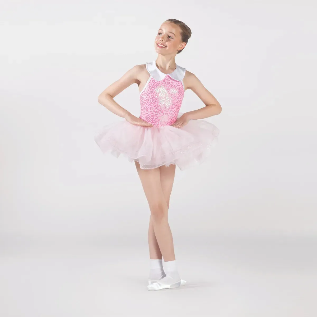 1st Position Sequinned Bodice Tutu with Collar