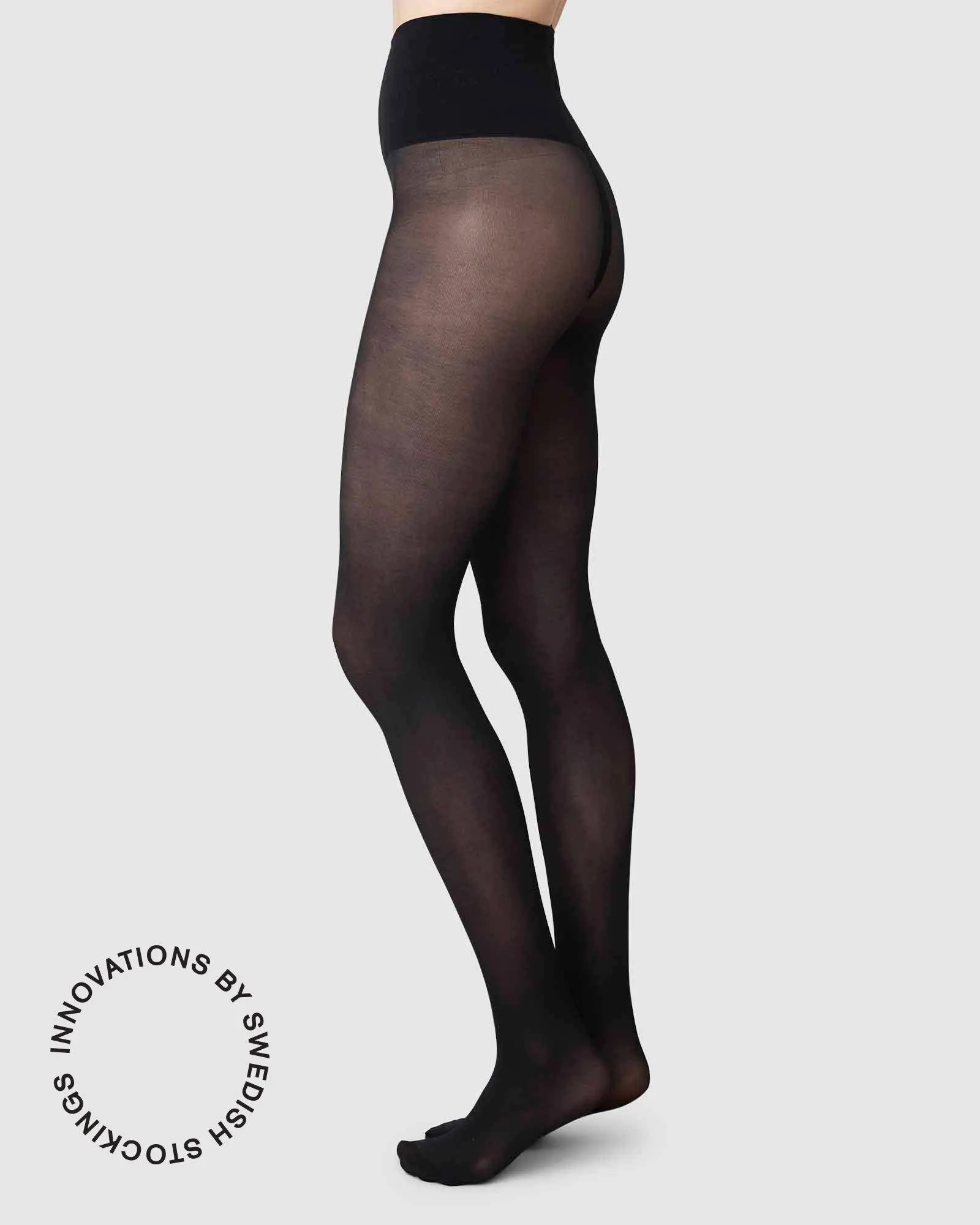 2-Pack Lois Rip Resistant Tights Black