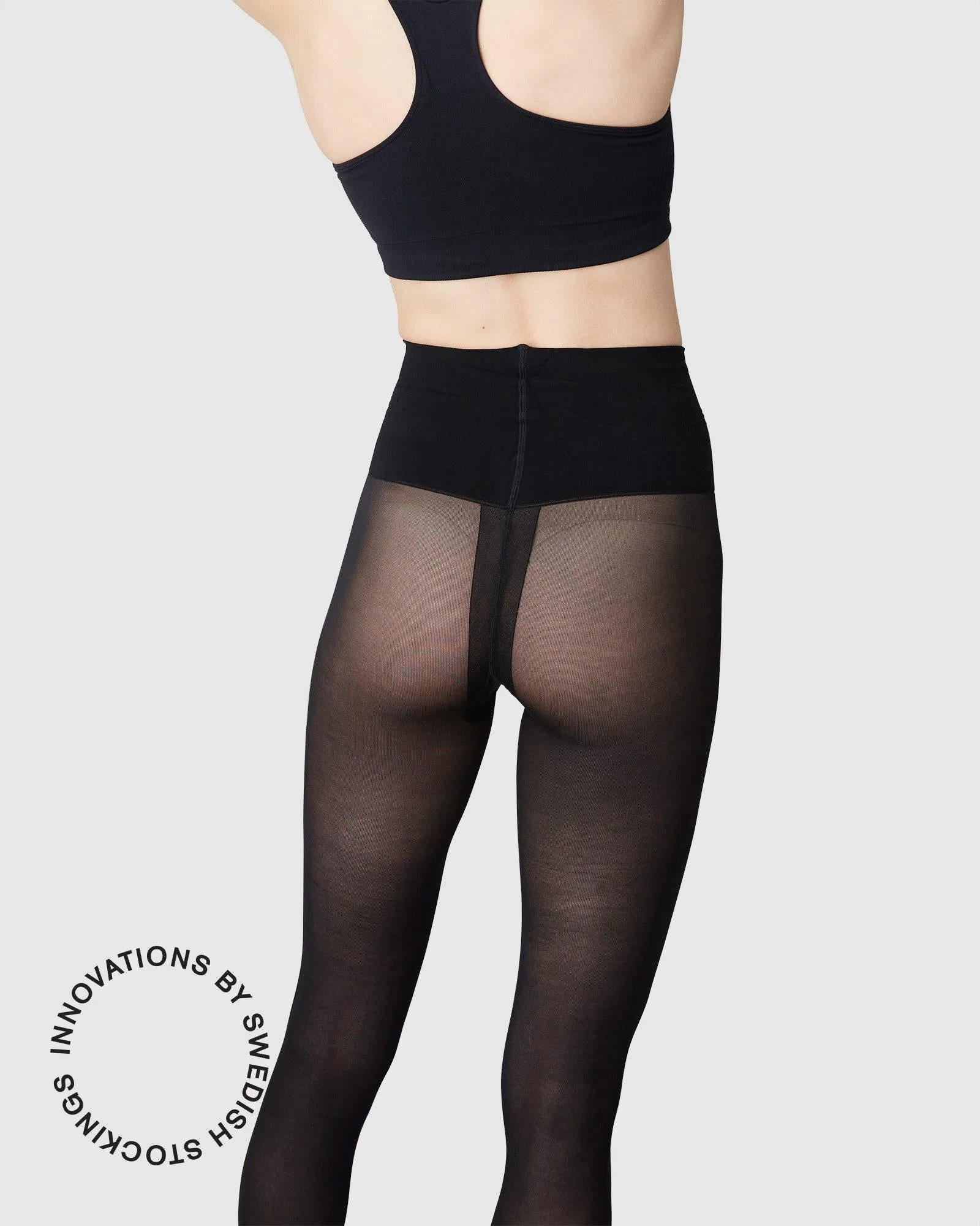 2-Pack Lois Rip Resistant Tights Black