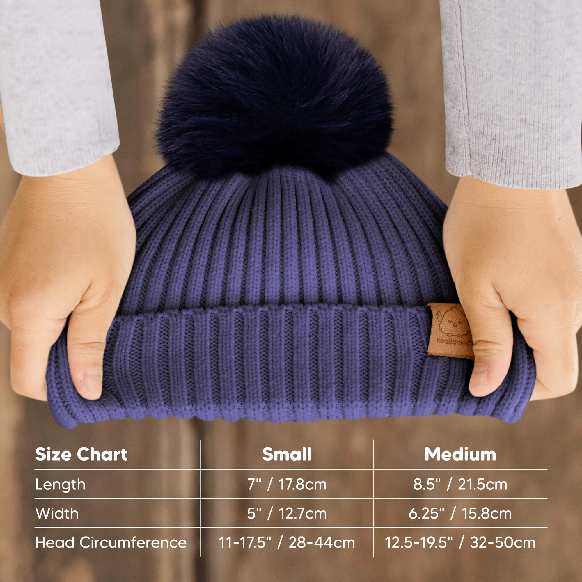 2-Pack Pom Knitted Beanie (Blast)