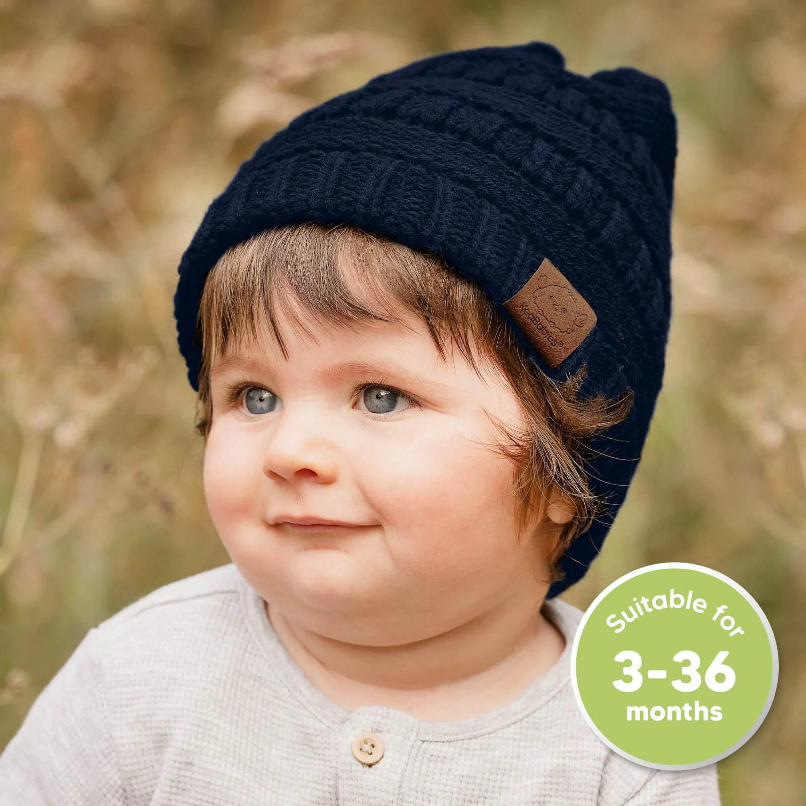 3-Pack Warmzy Baby Beanies (Sunshine, M)