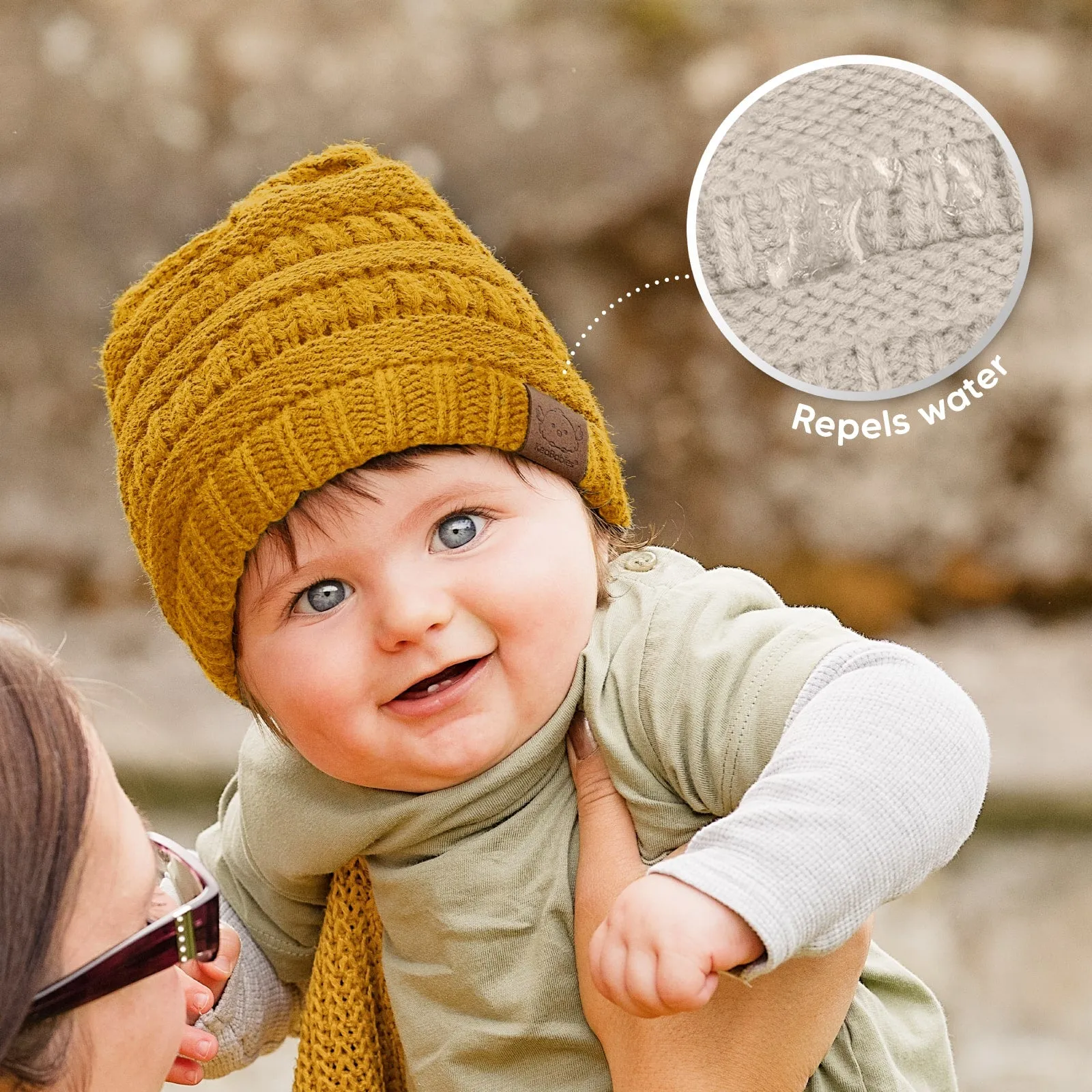 3-Pack Warmzy Baby Beanies (Sunshine, M)