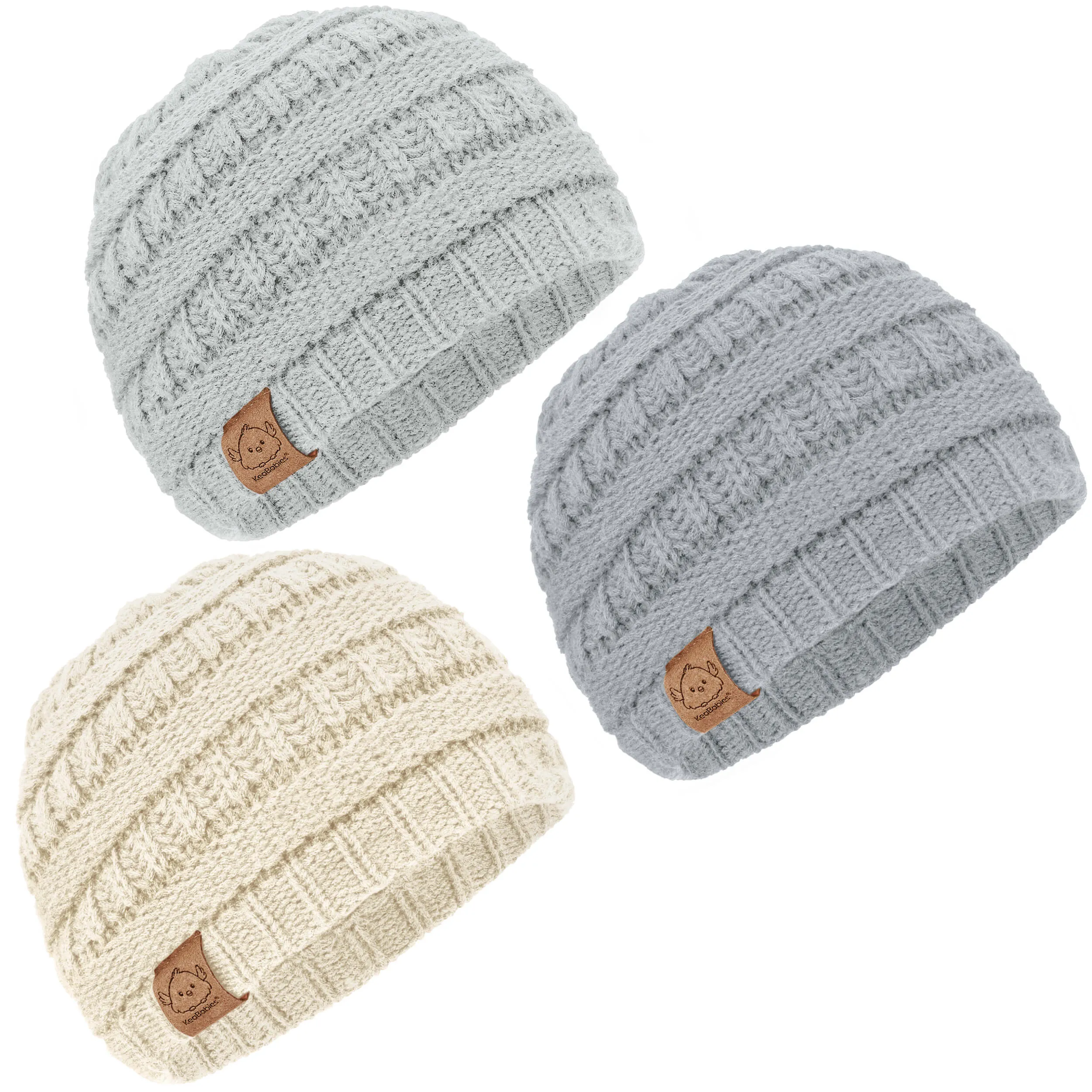 3-Pack Warmzy Baby Beanies