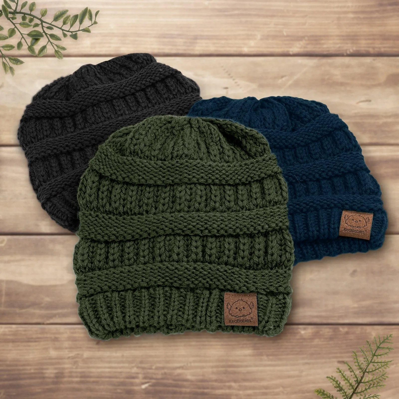 3-Pack Warmzy Baby Beanies