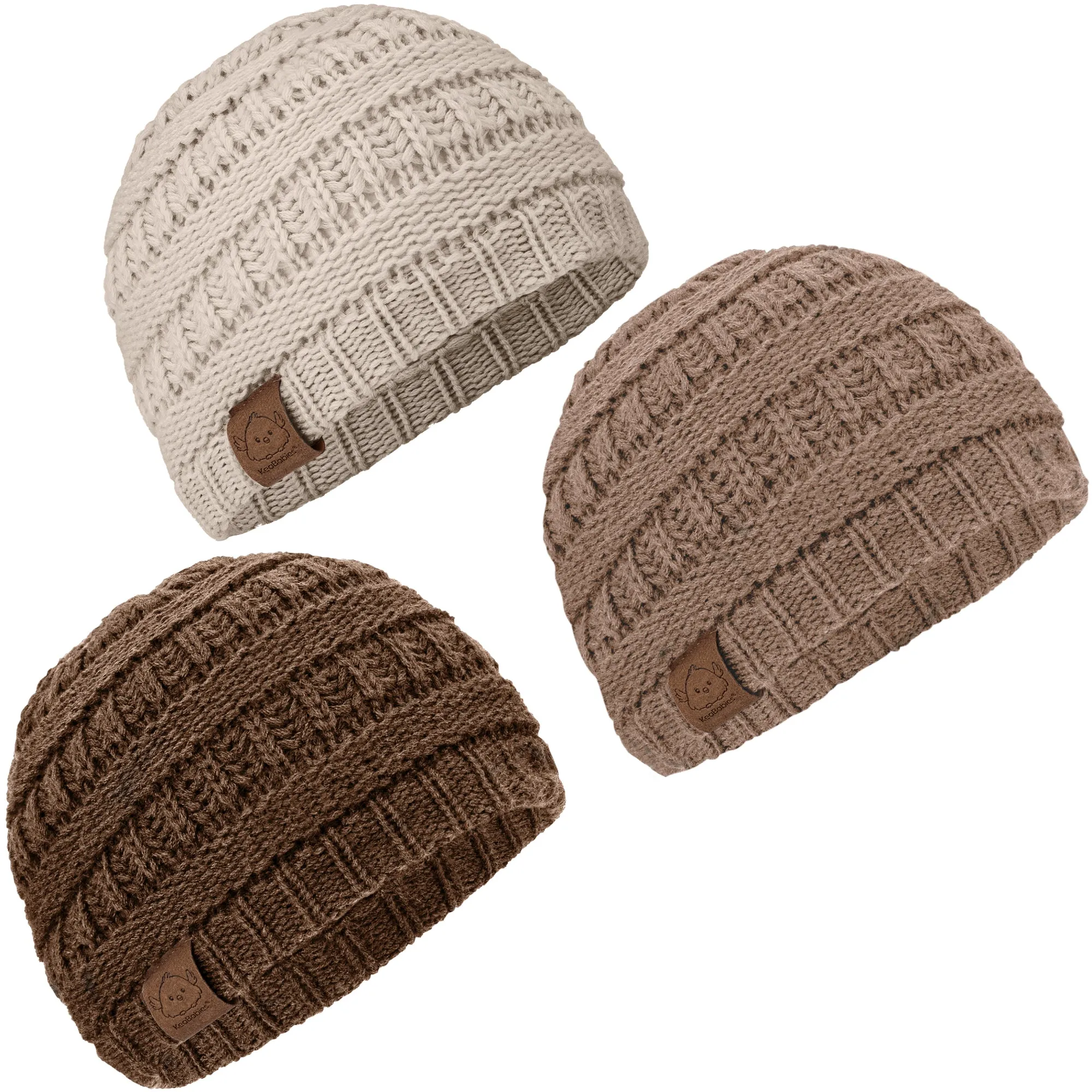 3-Pack Warmzy Baby Beanies