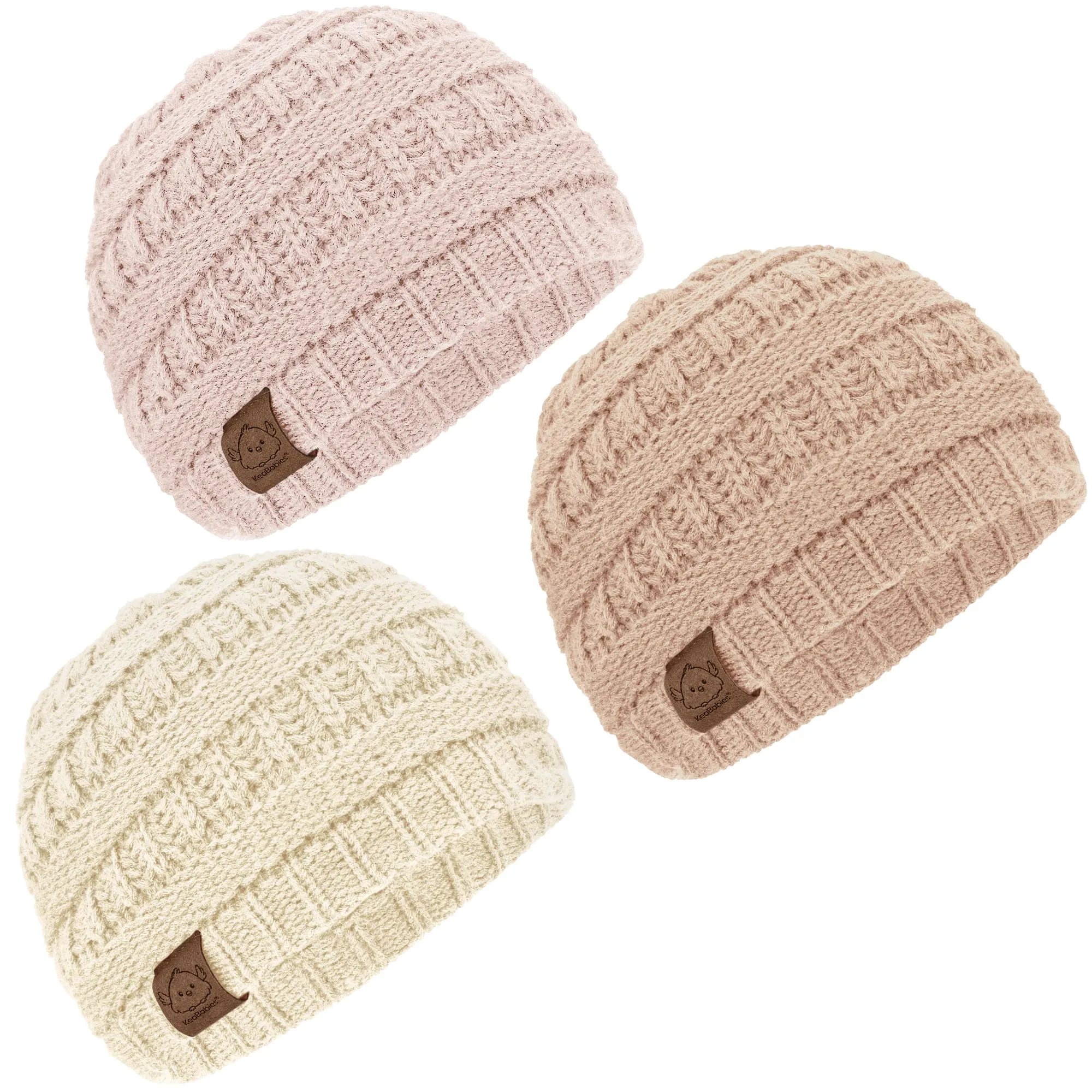 3-Pack Warmzy Baby Beanies