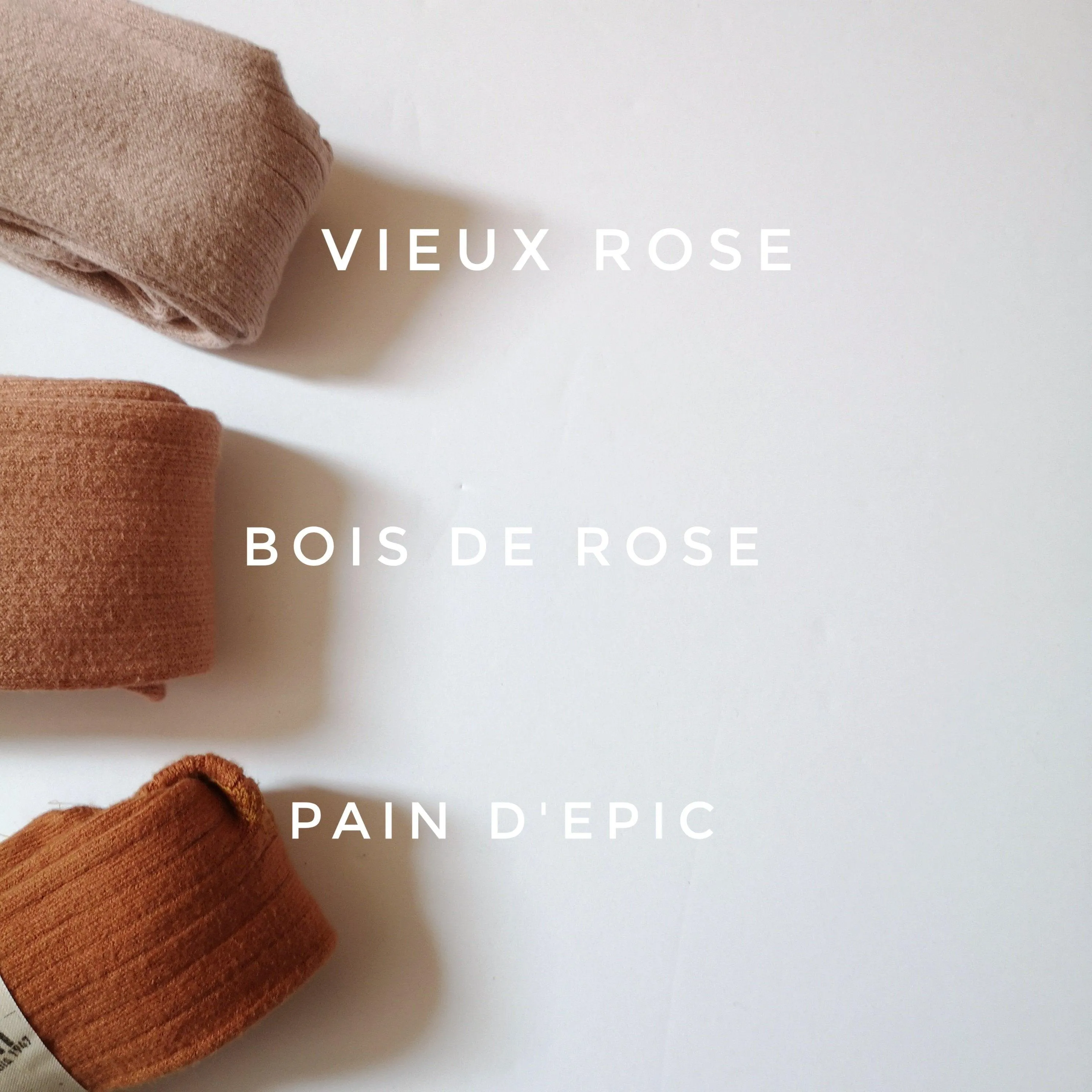 [30%OFF]Louise ribbed tights-Vieux Rose