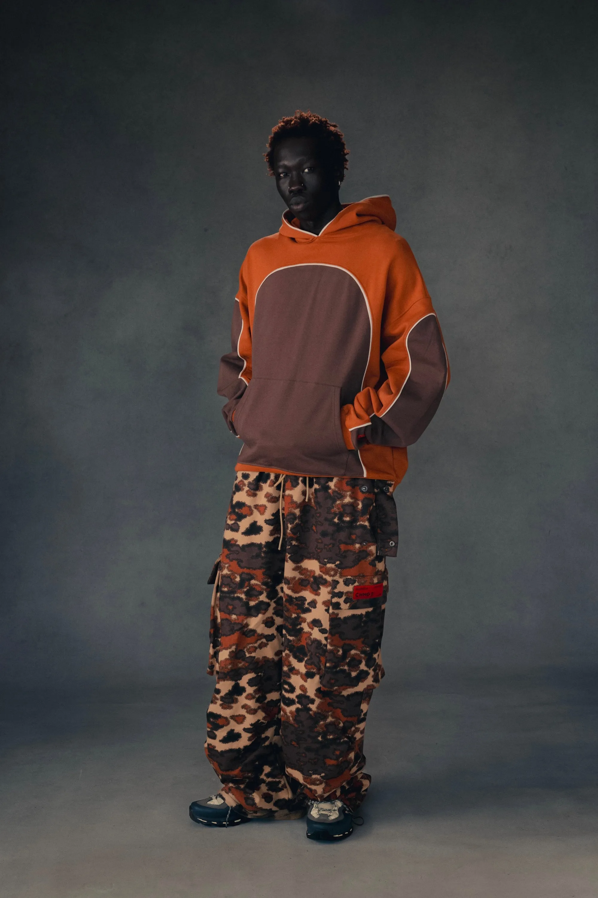 Abstracted Camo Cargo Pants (Dune)