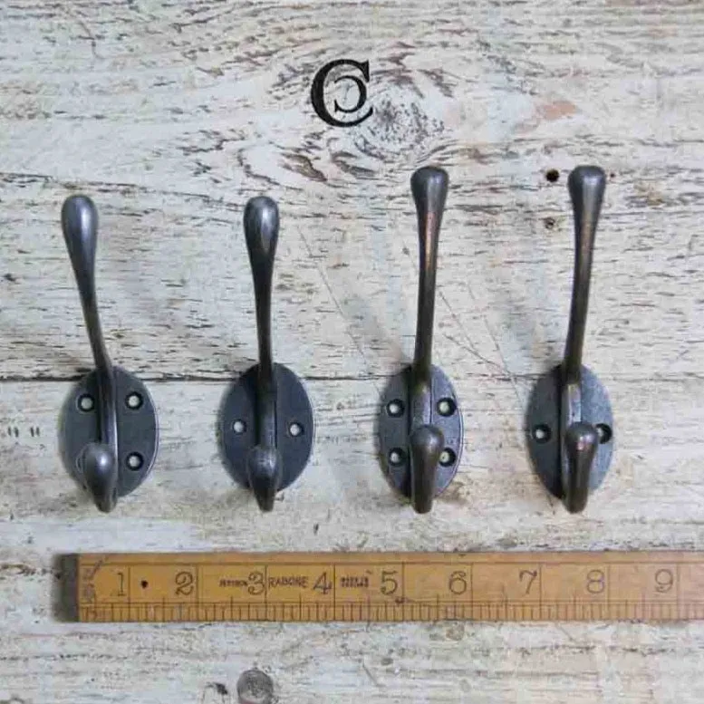 Acorn Bronzed Cast Iron Coat Hooks