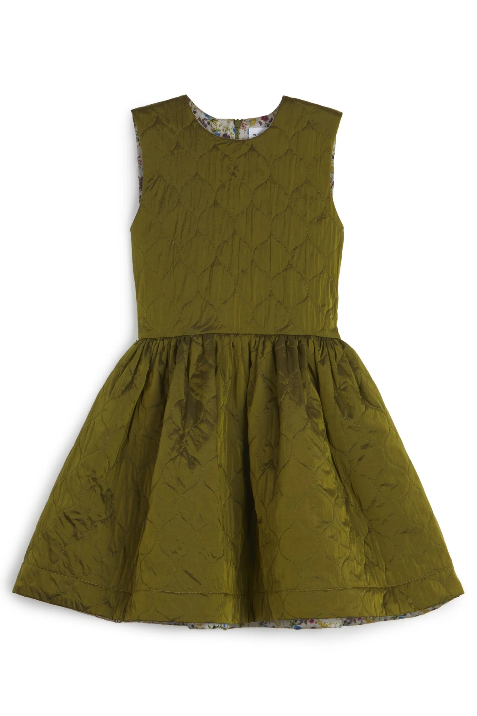 ADRIANA GREEN PADDED DRESS (3 piece set)