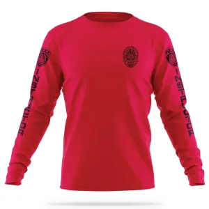 [ALPHARETTA PD] Men's Instructor Utility Long Sleeve [RED/BLK]