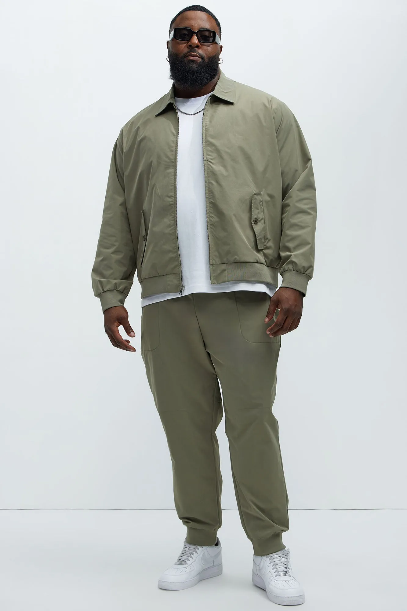 Ansel Tech Zip Jacket - Olive