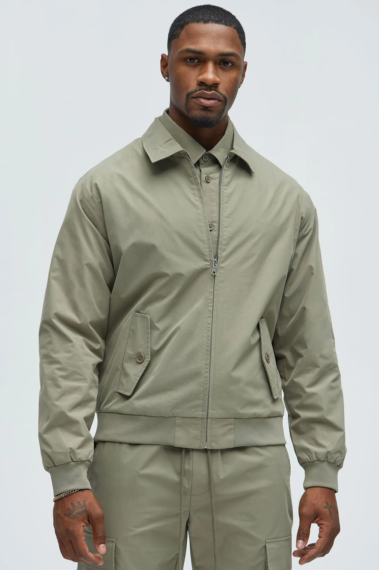 Ansel Tech Zip Jacket - Olive