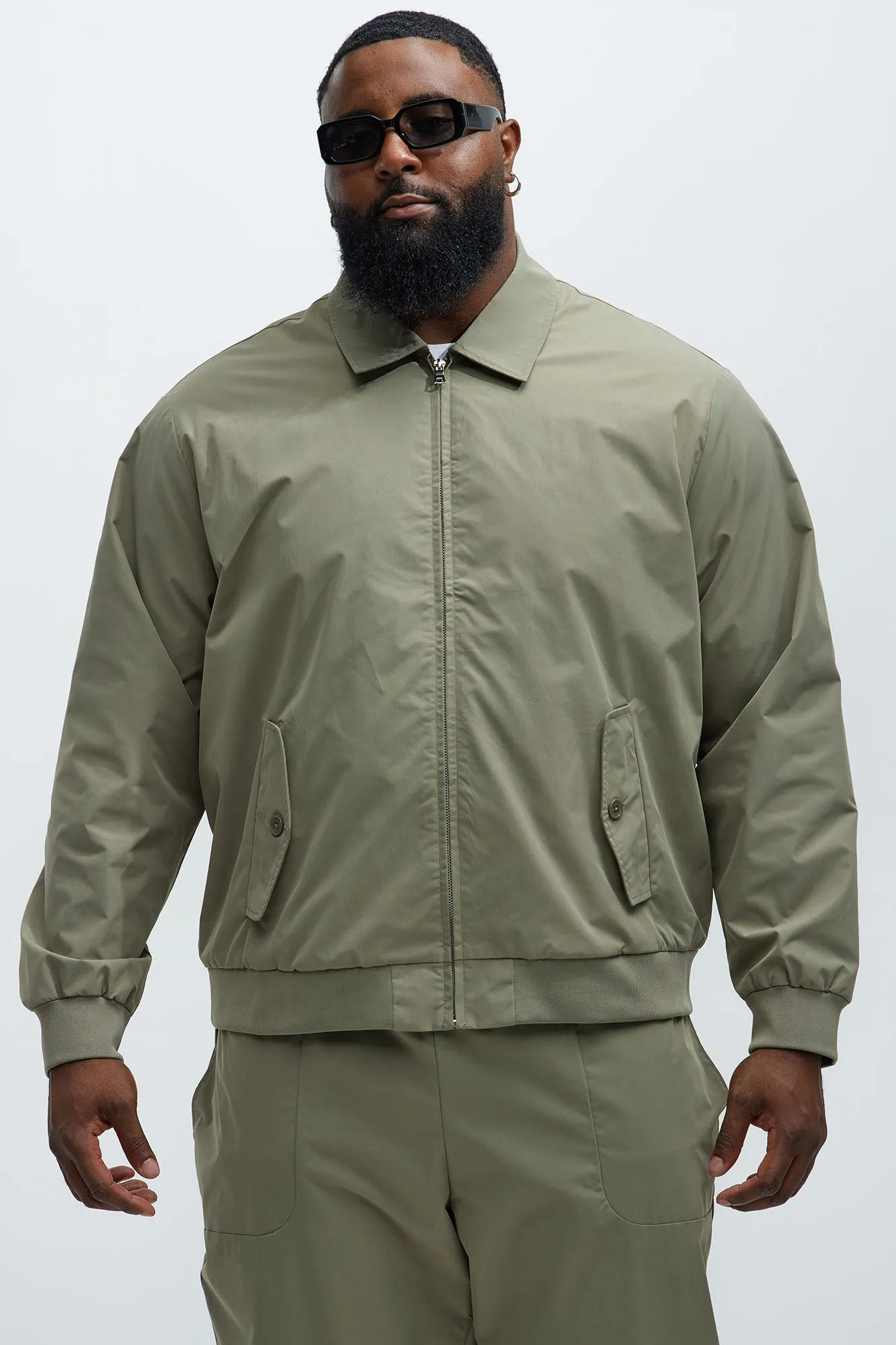 Ansel Tech Zip Jacket - Olive