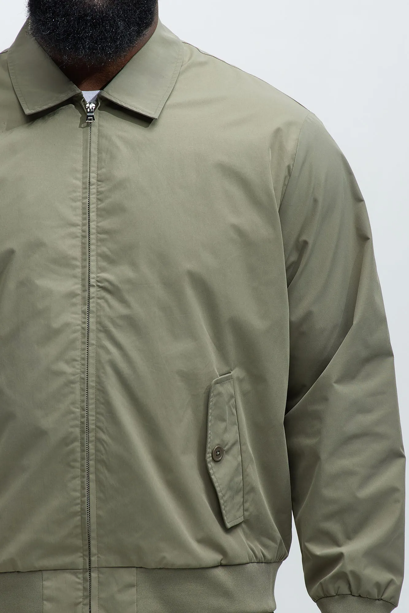 Ansel Tech Zip Jacket - Olive