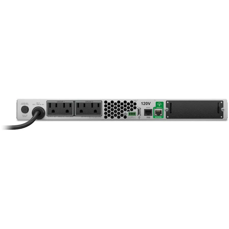 APC Smart-UPS, Line Interactive, 1500VA, Rackmount 1U, 120V