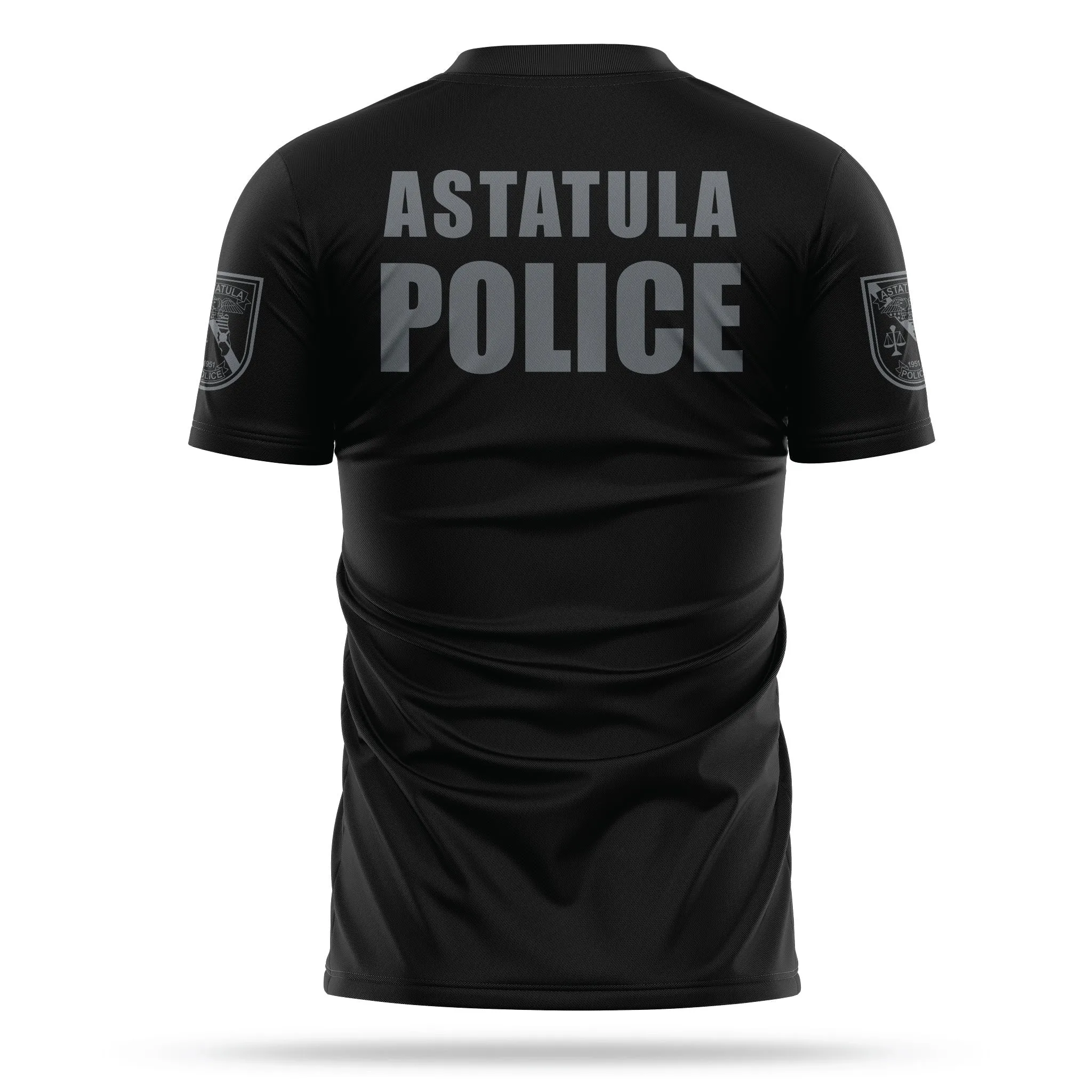 [ASTATULA PD] Utility Short Sleeve Shirts [BLK/GRY]