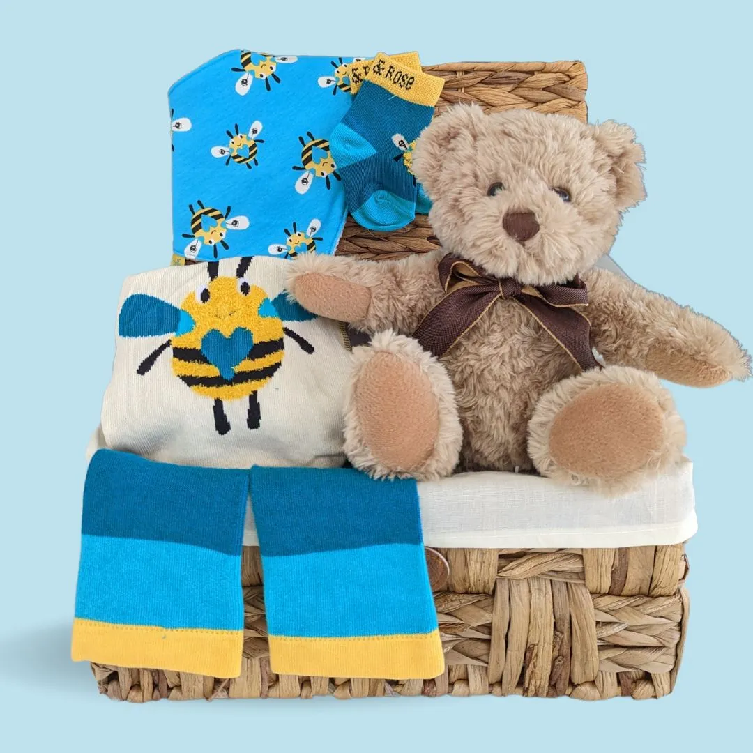 Baby Boy Gifts Hamper - Bee Happy