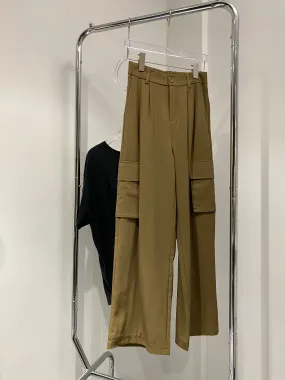 Baggy Cargo Trousers - Mocha