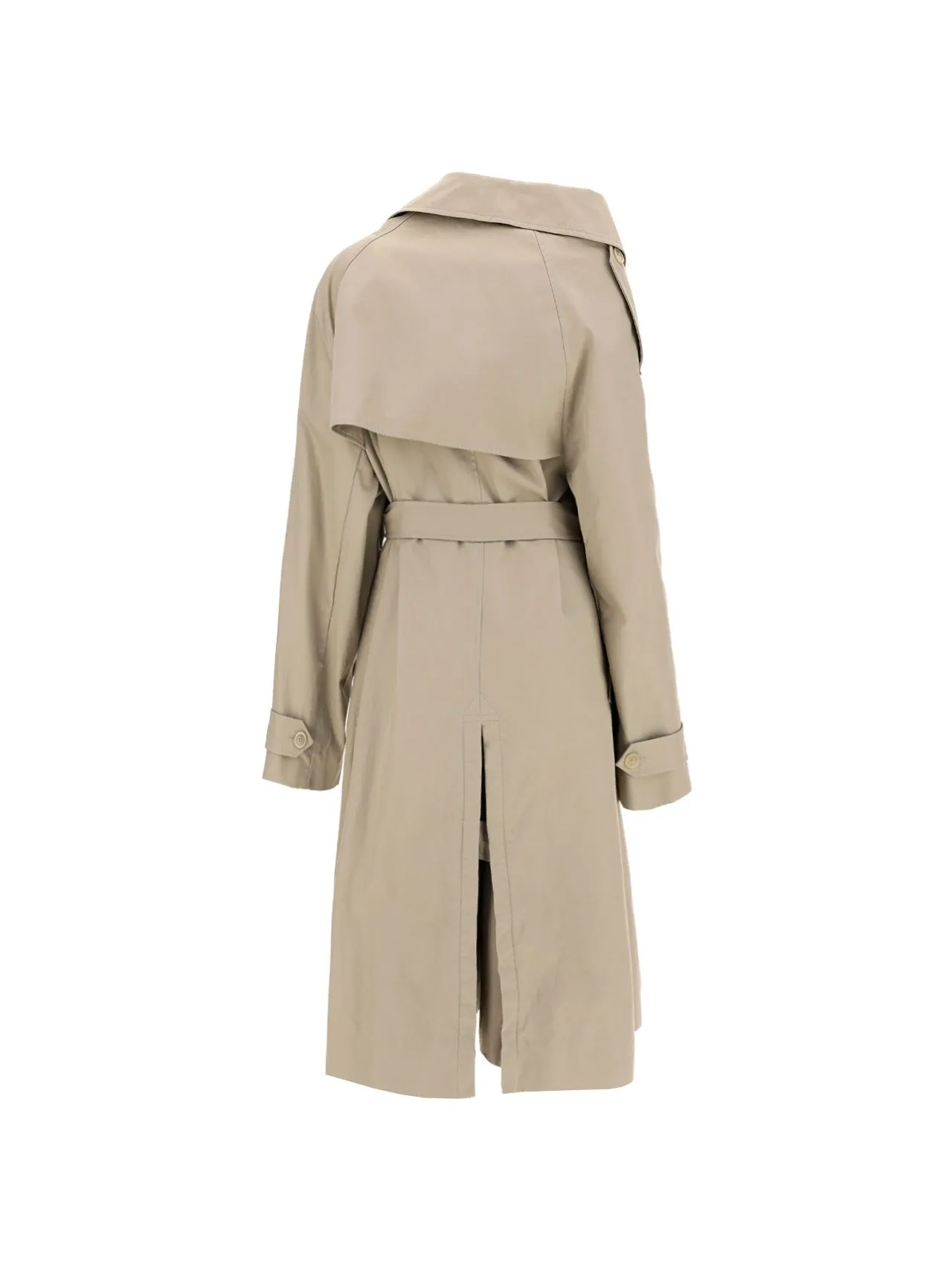 Balenciaga One-Shoulder Trench Coat