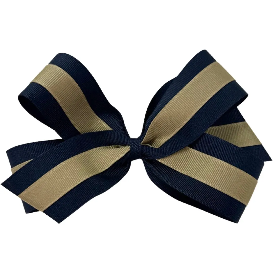 Basically Bows & Bowties Large Grosgrain Layered Hair Bow on Clippie