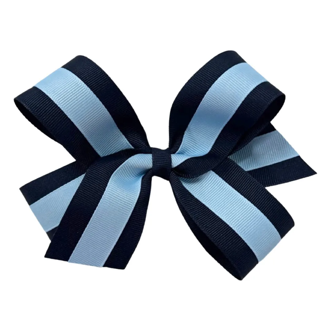 Basically Bows & Bowties Large Grosgrain Layered Hair Bow on Clippie