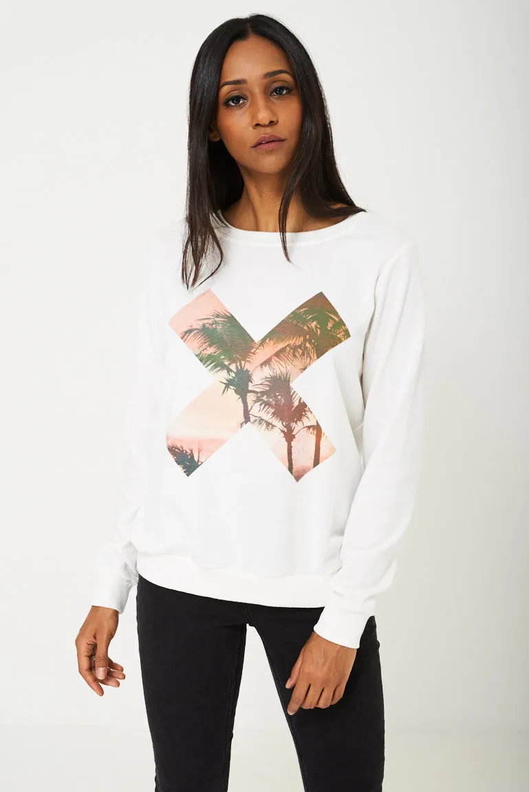 BIK BOK Jumper with Palm Print X