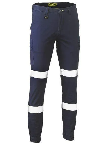 Bisley Taped Biomotion Stretch Cotton Drill Work Pants BPC6028T