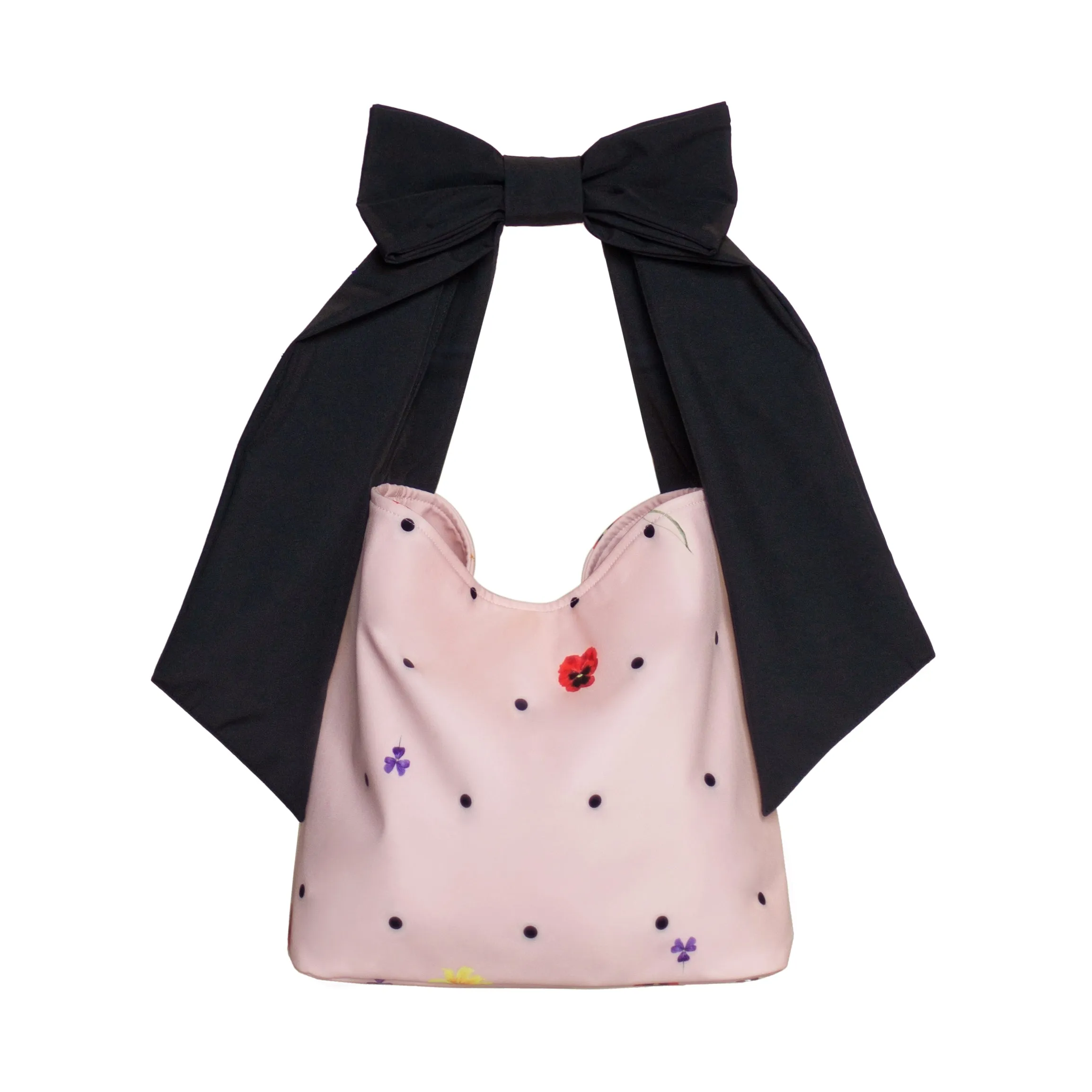 Bow Tote Bag | 'Pink Blossom'