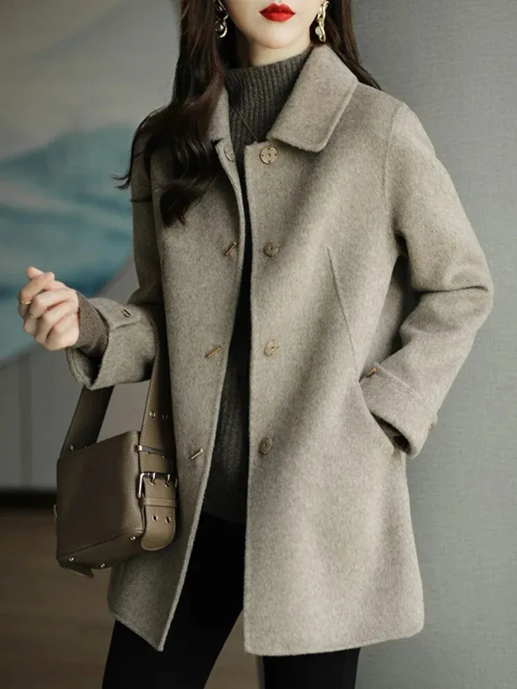 Bruni Mantel | Vrouwen Tailored Fit Trench Coat