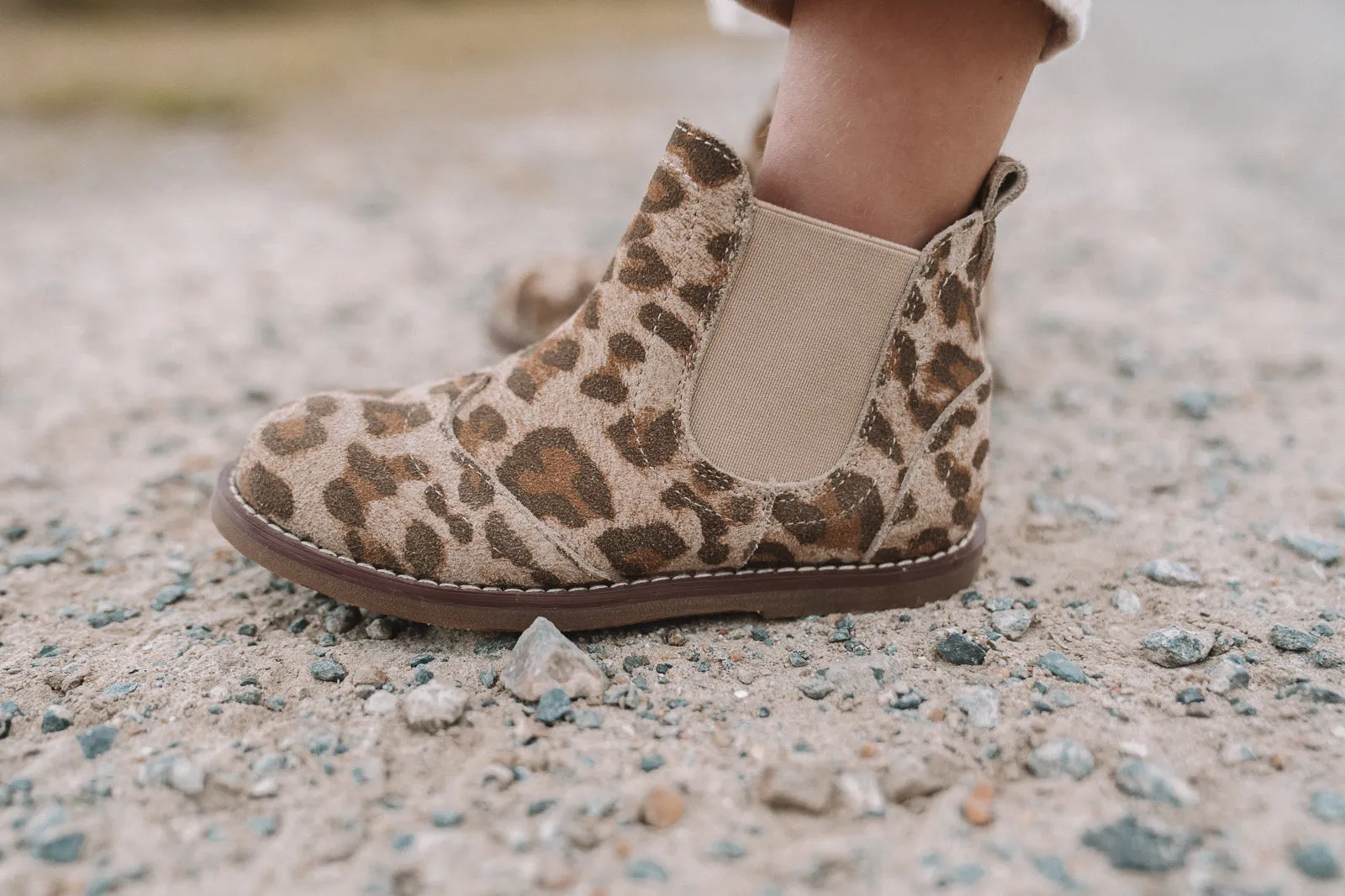 Burrow Suede Boot - Ivory Leopard