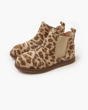 Burrow Suede Boot - Ivory Leopard