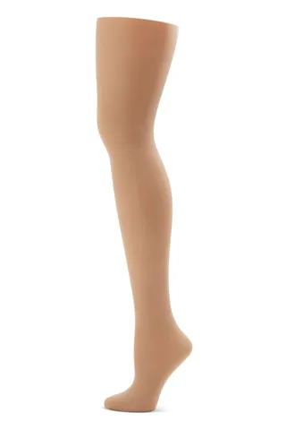 CAPEZIO ULTRA SOFT SELF KNIT WAISTBAND FOOTED TIGHTS