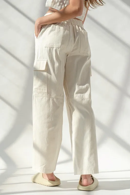 Cargo Oatmeal Pants