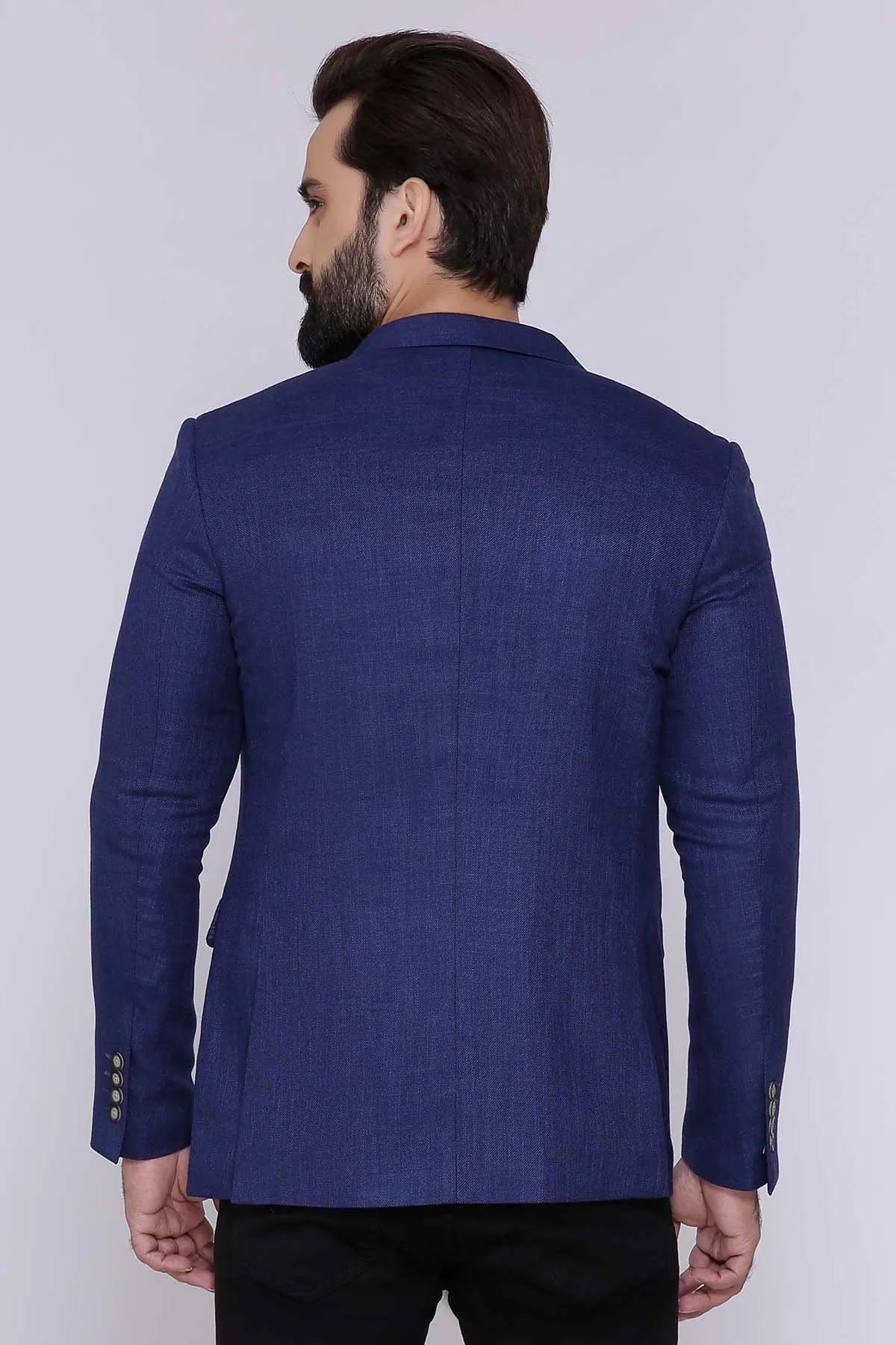 CASUAL COAT SLIM FIT BLUE