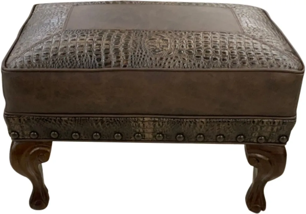 Classic Croc Ottoman - 27" x 17"