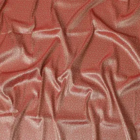 Coral Essence Brocade Fabric – Luxurious Weave with a Radiant Sheen-D19037