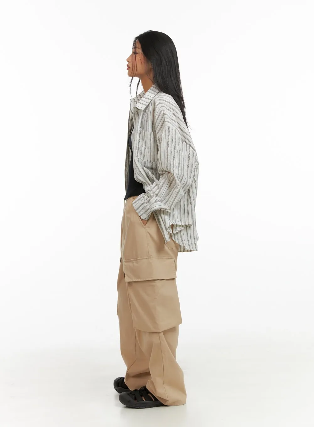 Cotton Cargo Pants IU412