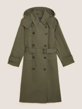 Cotton trench coat