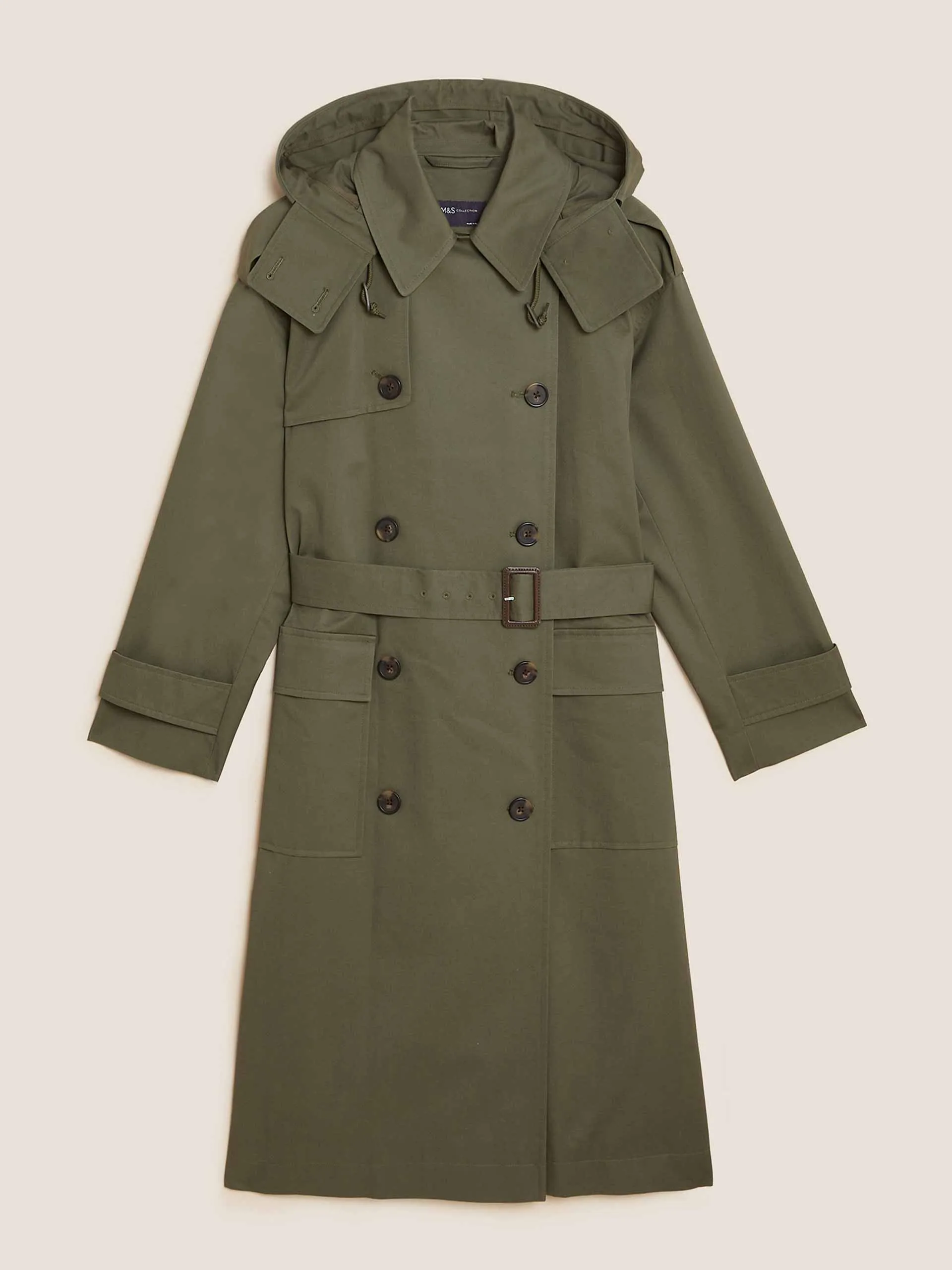 Cotton trench coat