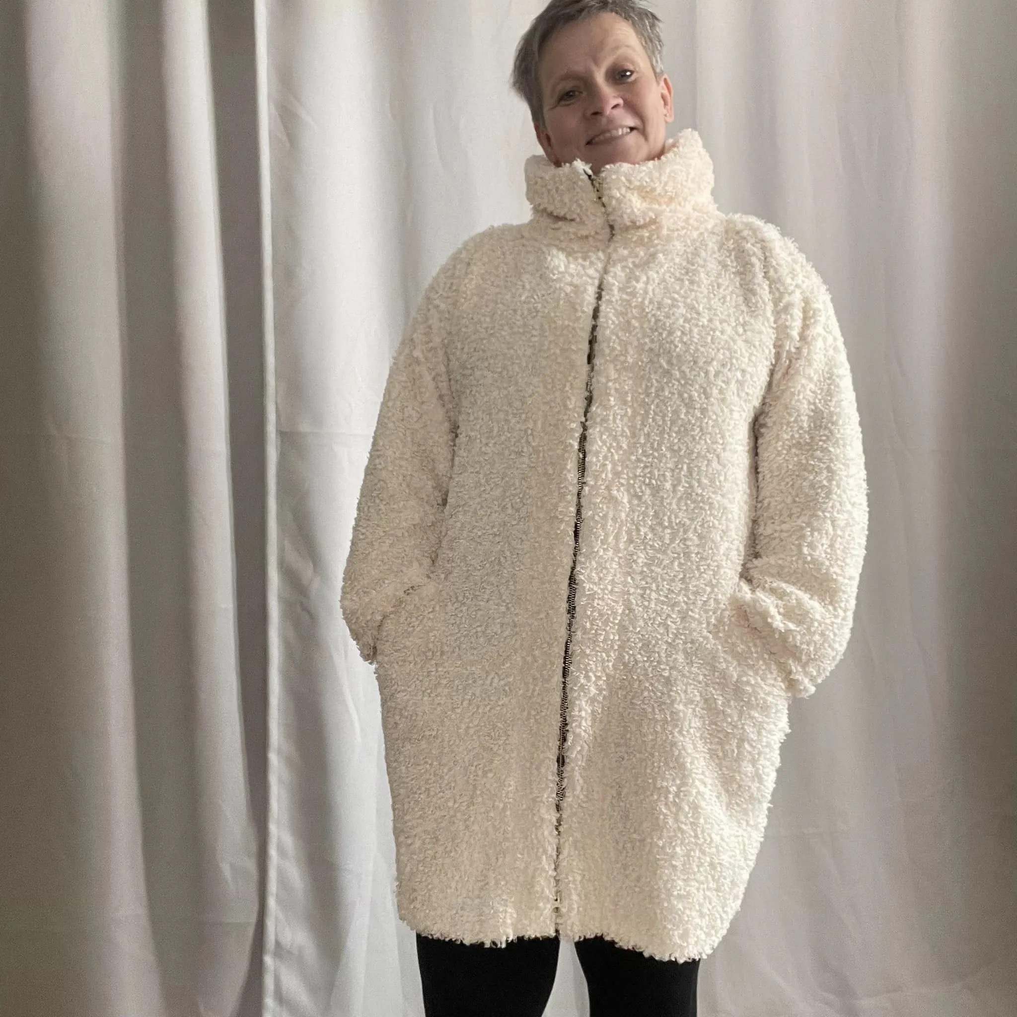 Cozy Coat Strl 34-56 Pappersmönster