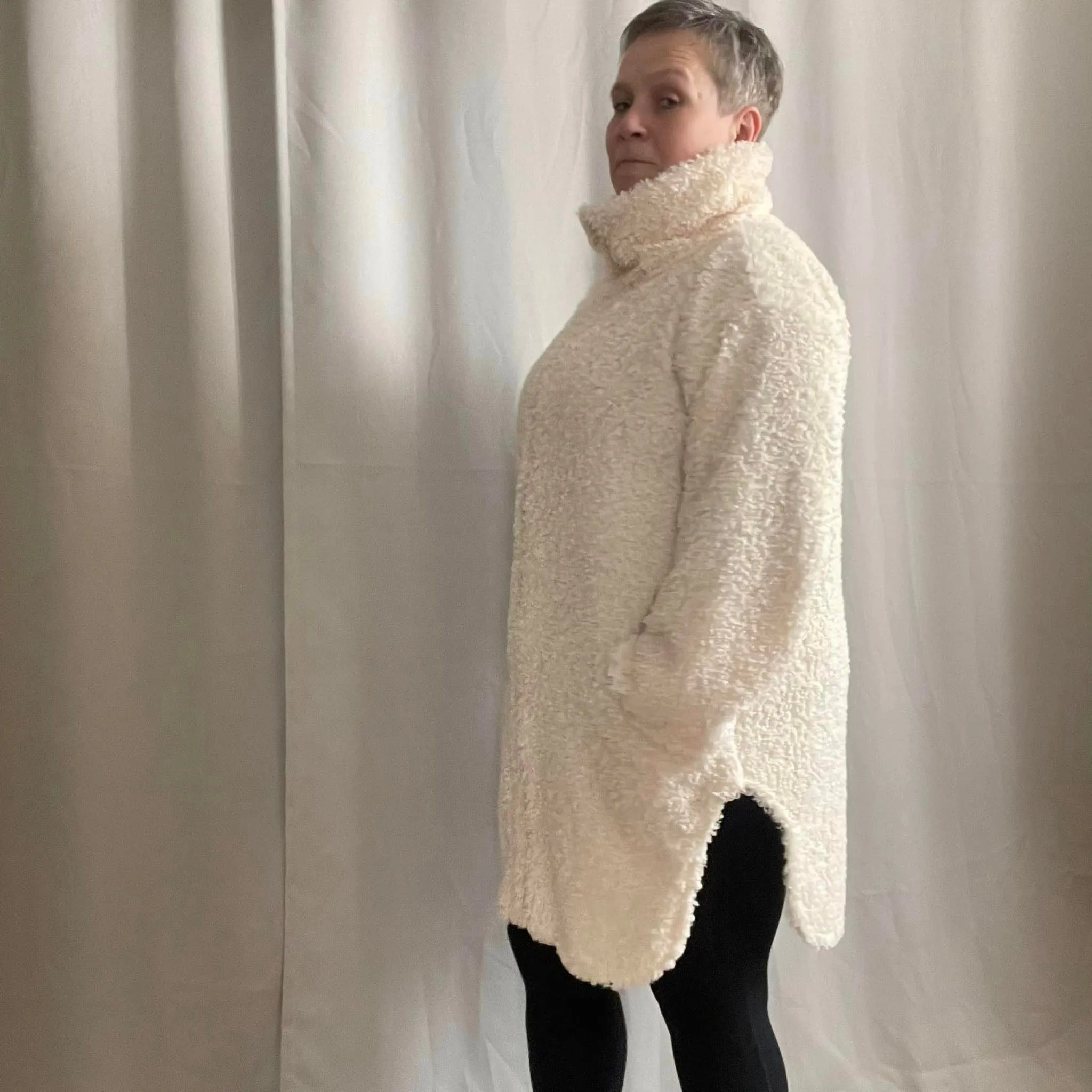 Cozy Coat Strl 34-56 Pappersmönster