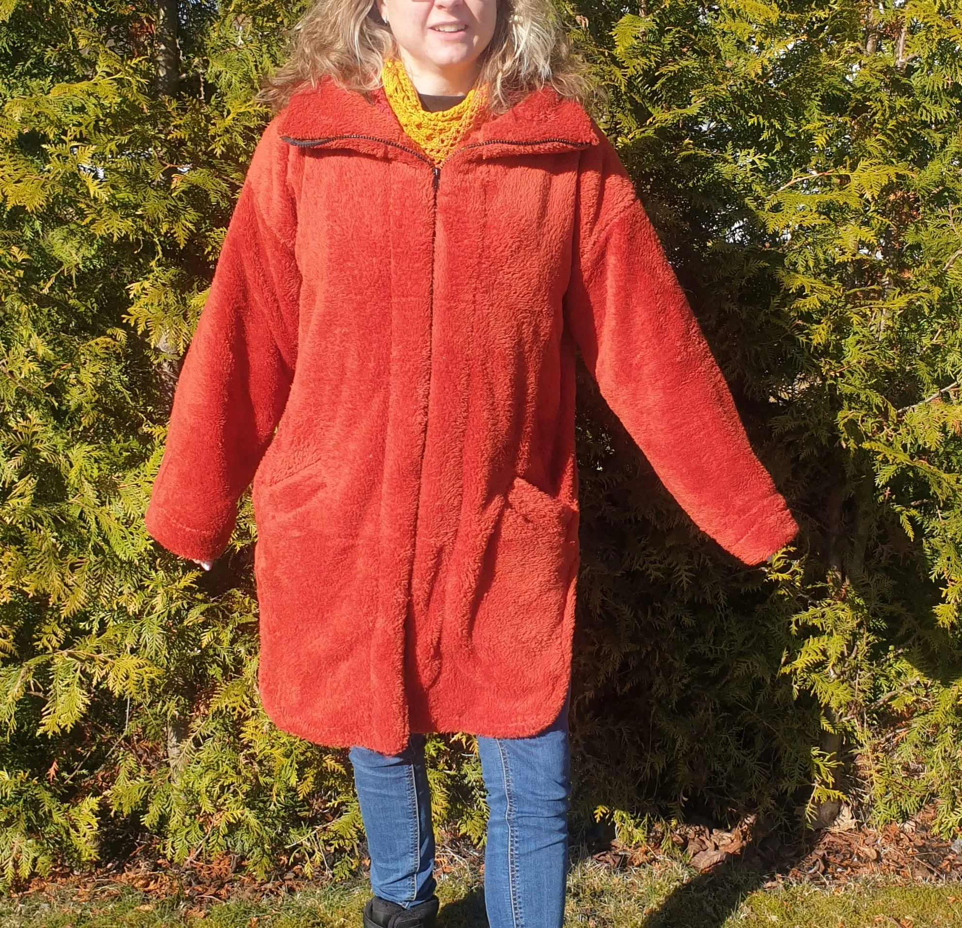 Cozy Coat Strl 34-56 Pappersmönster