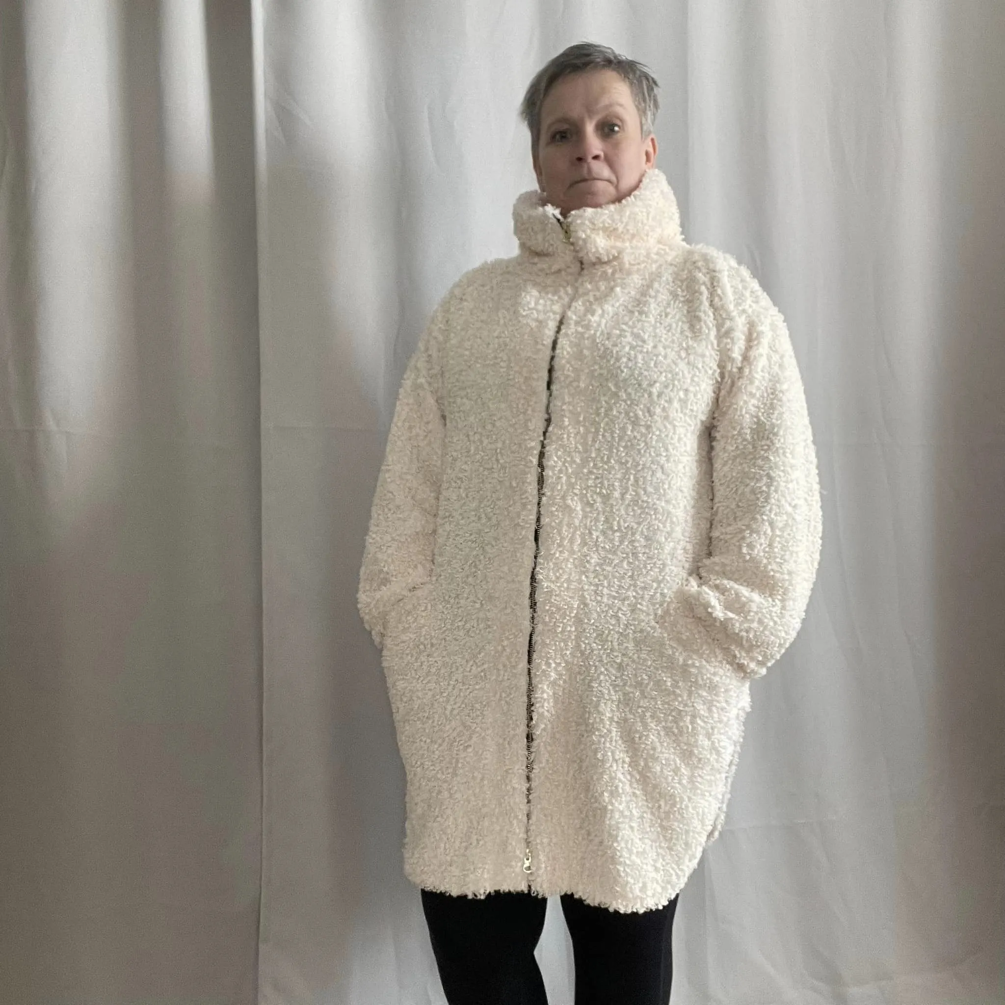 Cozy Coat Strl 34-56 Pappersmönster