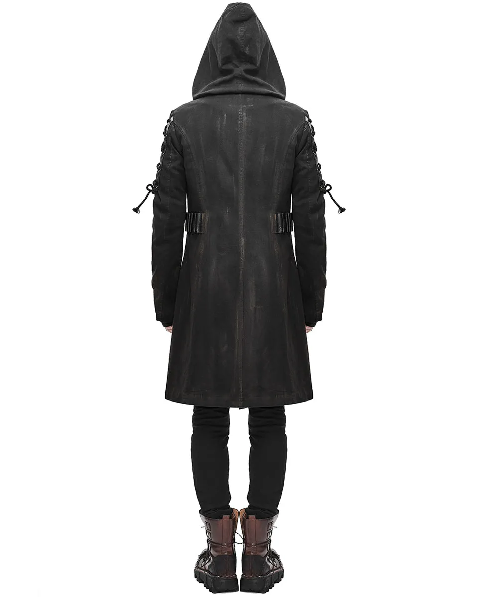 Devil Fashion Decimation Mens Hooded Dieselpunk Coat