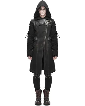 Devil Fashion Decimation Mens Hooded Dieselpunk Coat