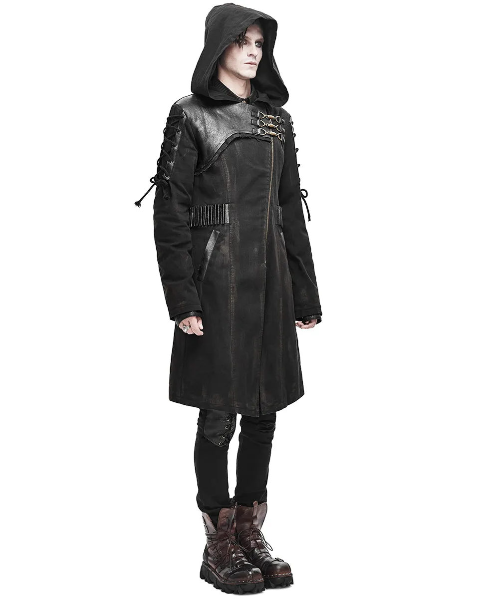 Devil Fashion Decimation Mens Hooded Dieselpunk Coat